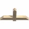 Ekena Millwork Eugene Rough Sawn Timber Gable Bracket, Douglas Fir, 36"W x 16"H x 4"D x 4"F, 11/12 Pitch GBW036X16X0404EUG00RDF - alternate 5